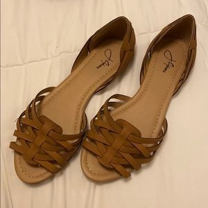Brown sandals